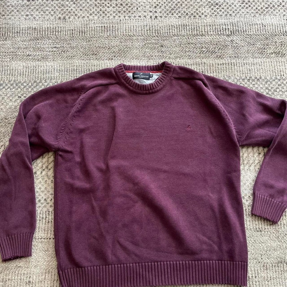 Crewneck costal knit sweater